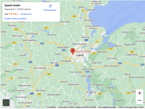 Google Maps Standort Lübeck.